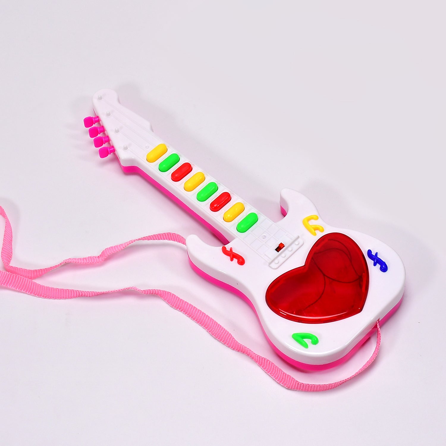 Battery Operated Musical Instruments Mini Guitar Toys and Light for 3+Years Old Kids. - Springkart 