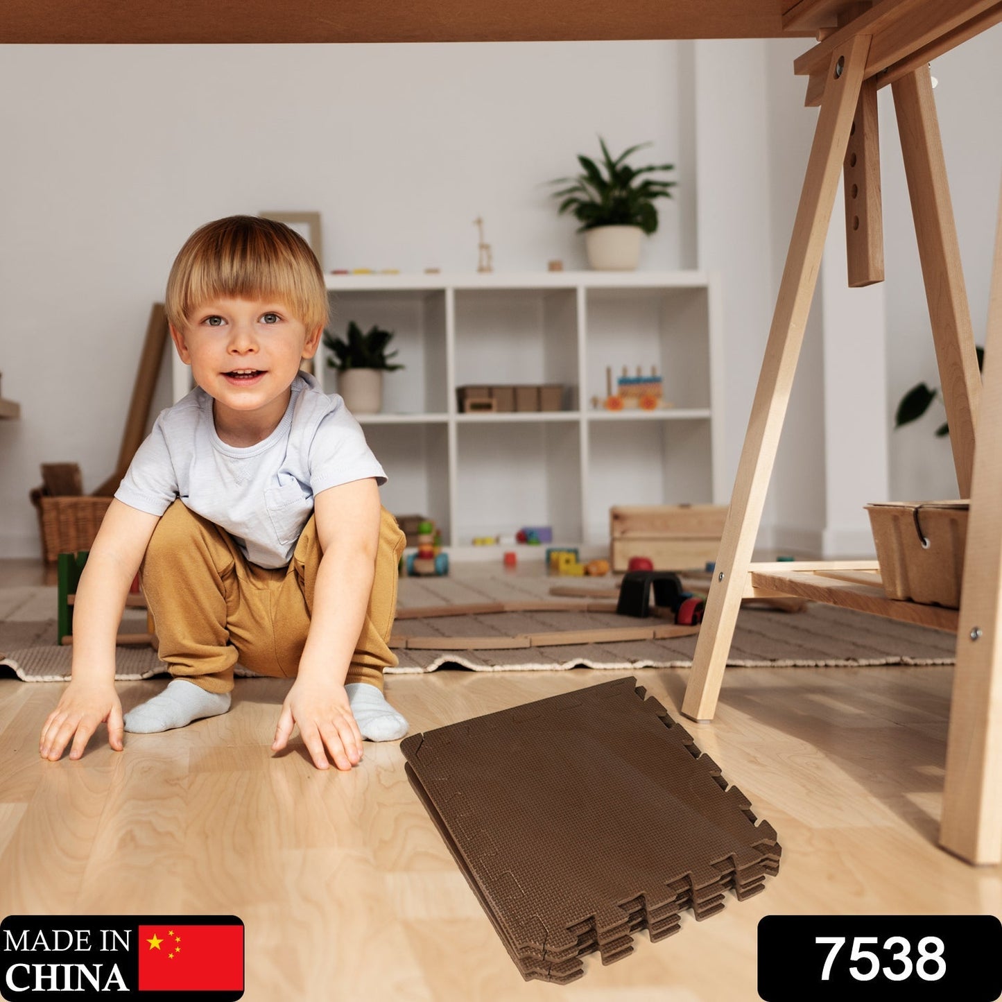 Puzzle Tile Floor Mats for Babies - Set of 4 - Springkart 