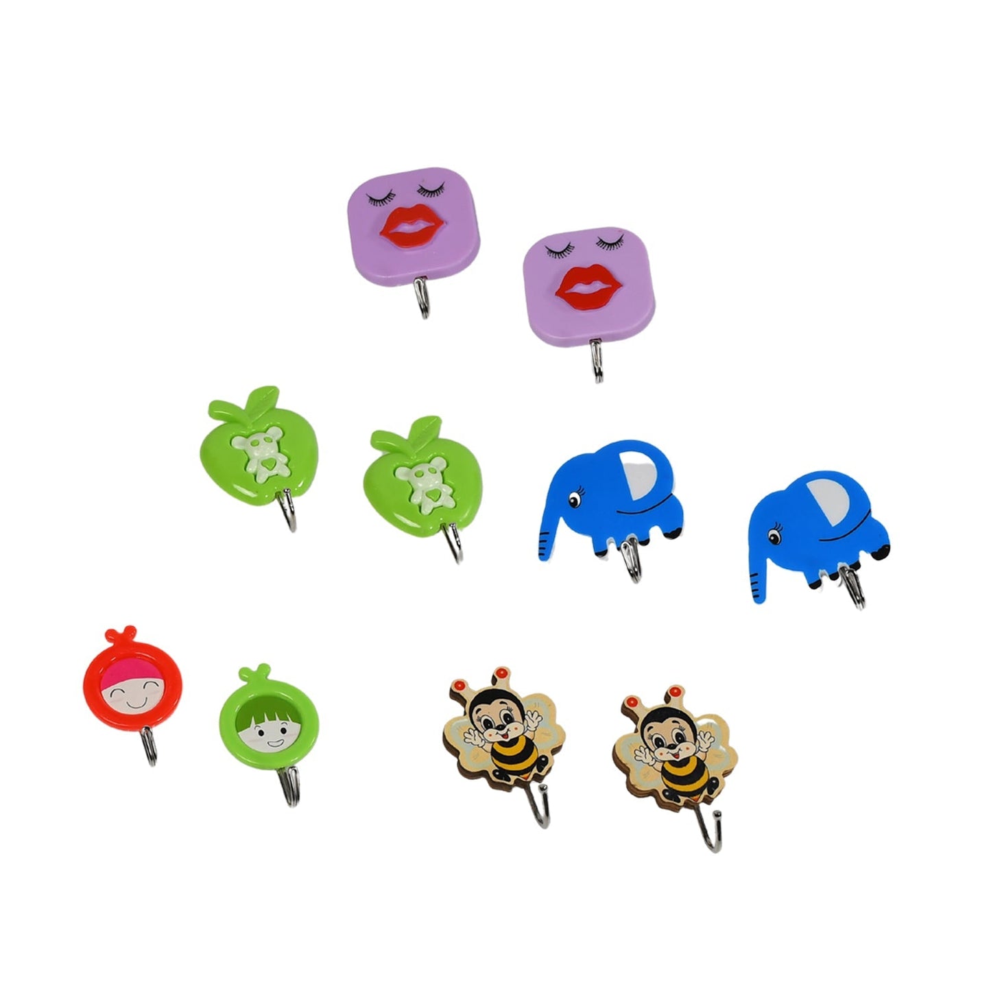 Premium Strong Adhesive Wall Hooks Set of 10 - Springkart 