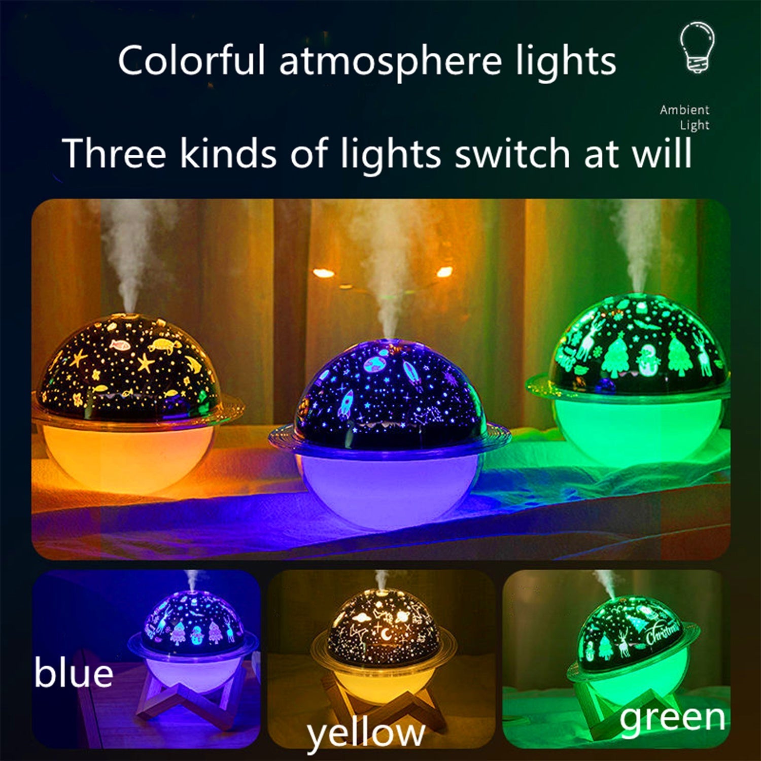 Planet Light Humidifier used as a humid controller in rooms and can be used in all kinds of places including household and official etc. - Springkart 