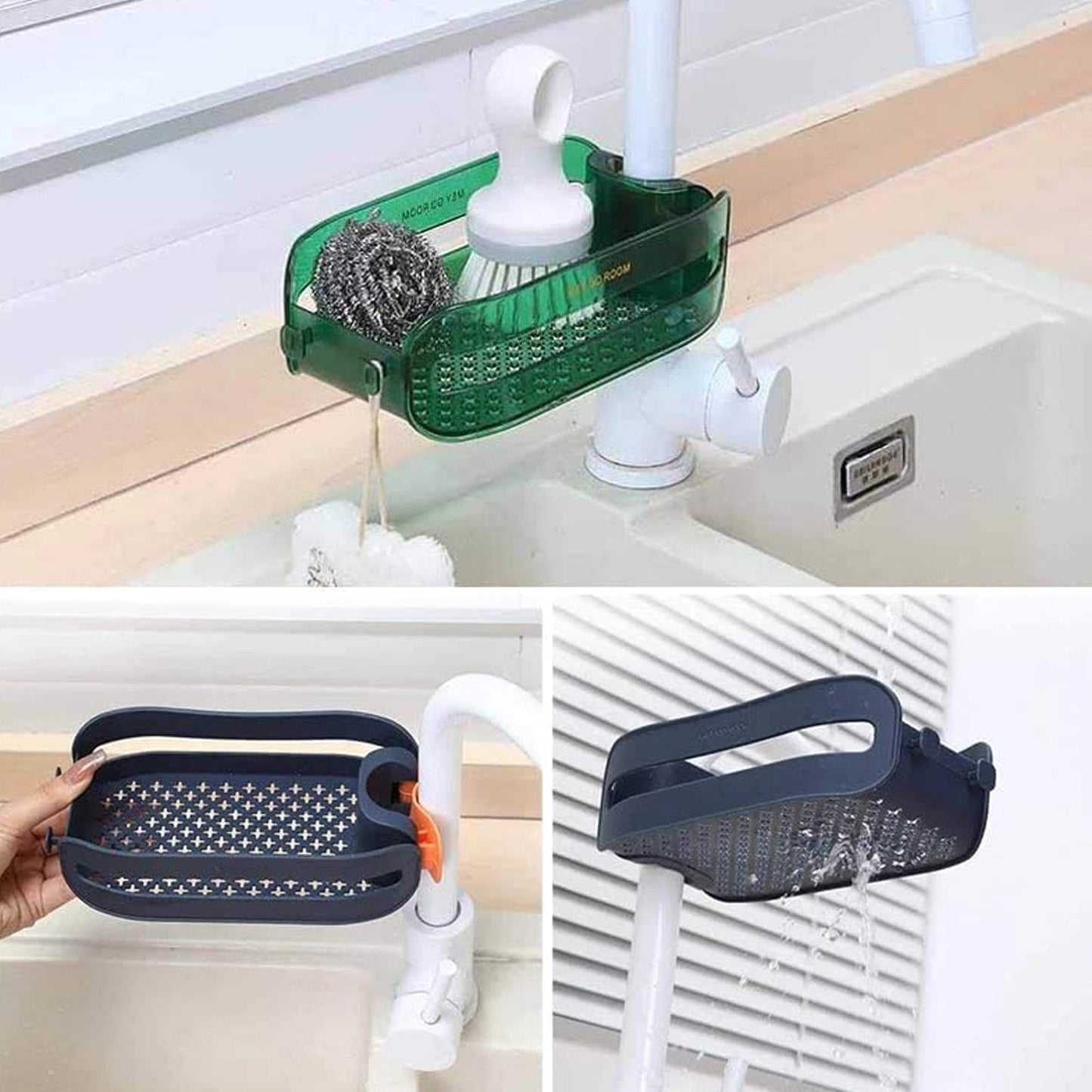 Sink Strainer Basket Hangs on Faucet - Springkart 