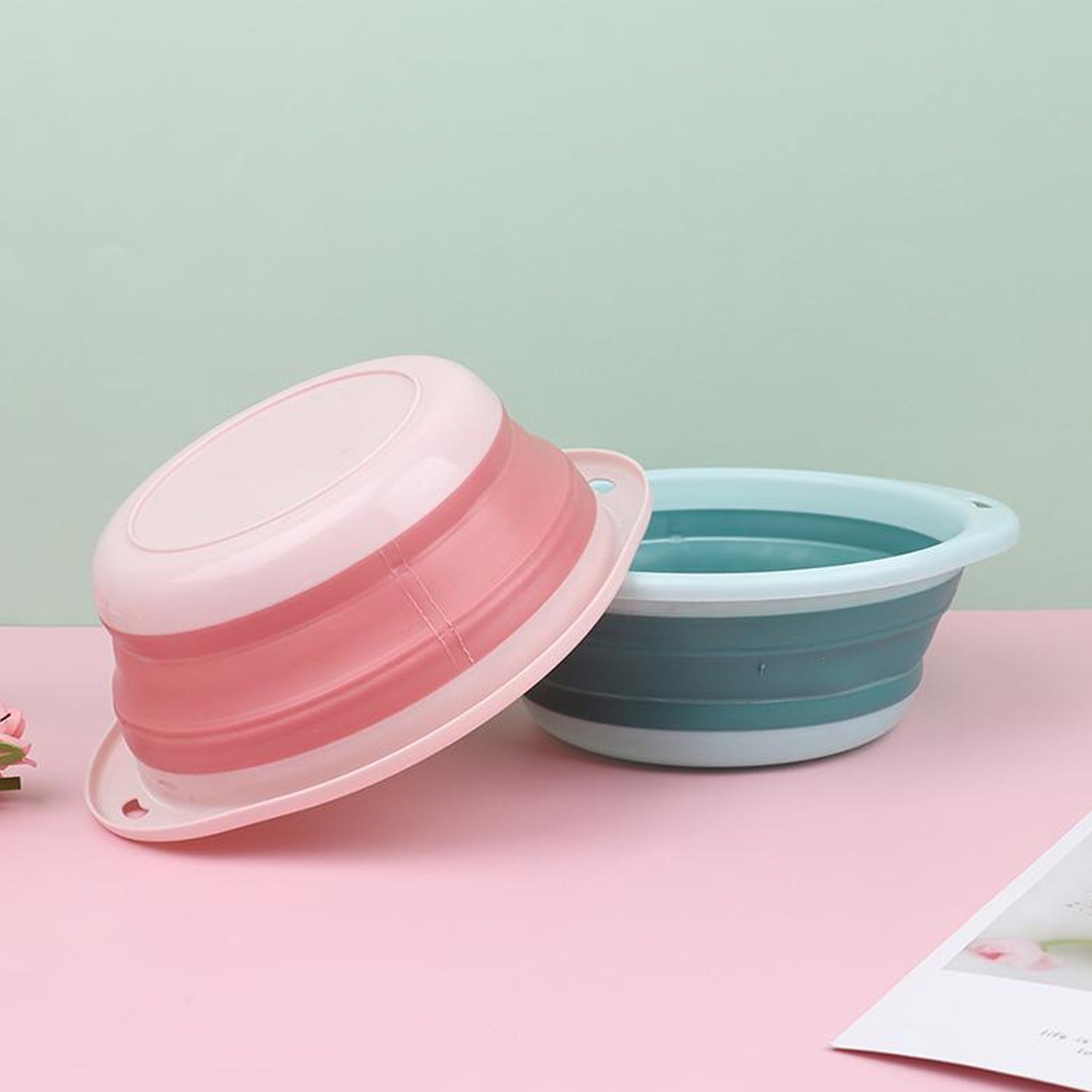 Portable Collapsible Tub with Hanging Hole - Springkart 