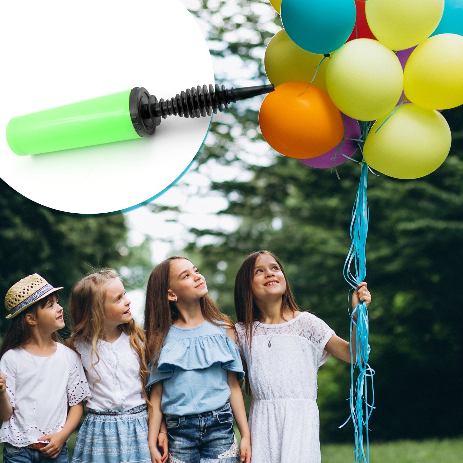 Handy Air Balloon Pumps for Foil Balloons and Inflatable Toys - Springkart 