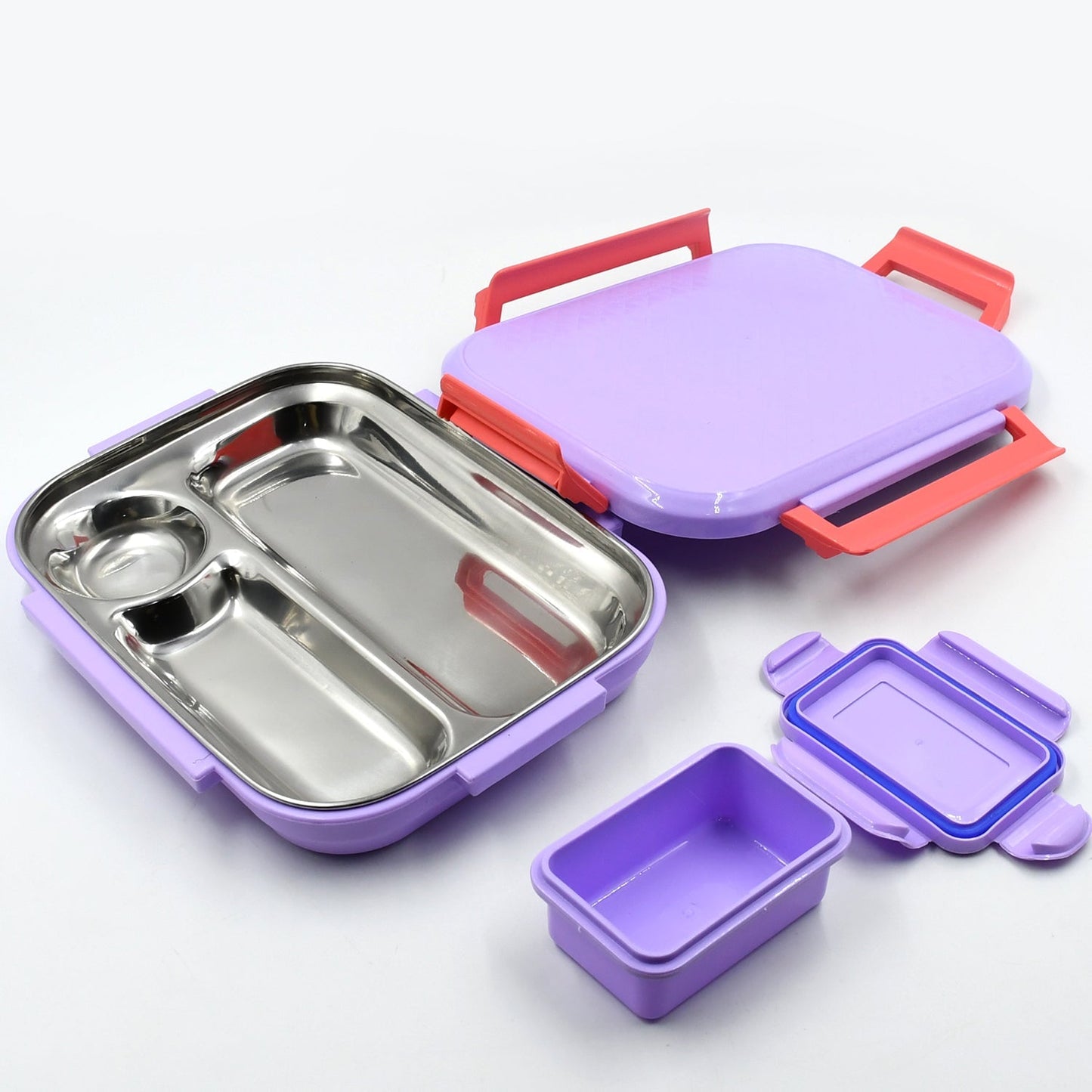 Kids’ School Lunch Box with Steel Plate - Springkart 