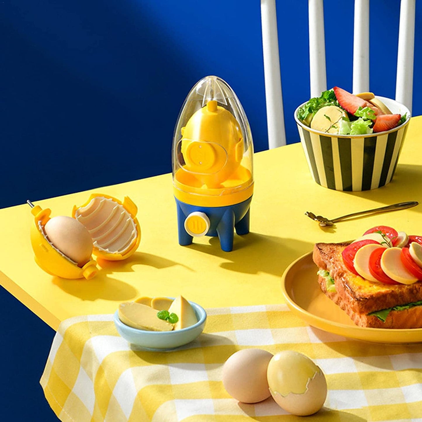 Manual Golden Egg Puller Scrambler Household White Yolk Mixer Kitchen Tool Mix Manual Scrambler Convenient Without Breaking Eggs. - Springkart 