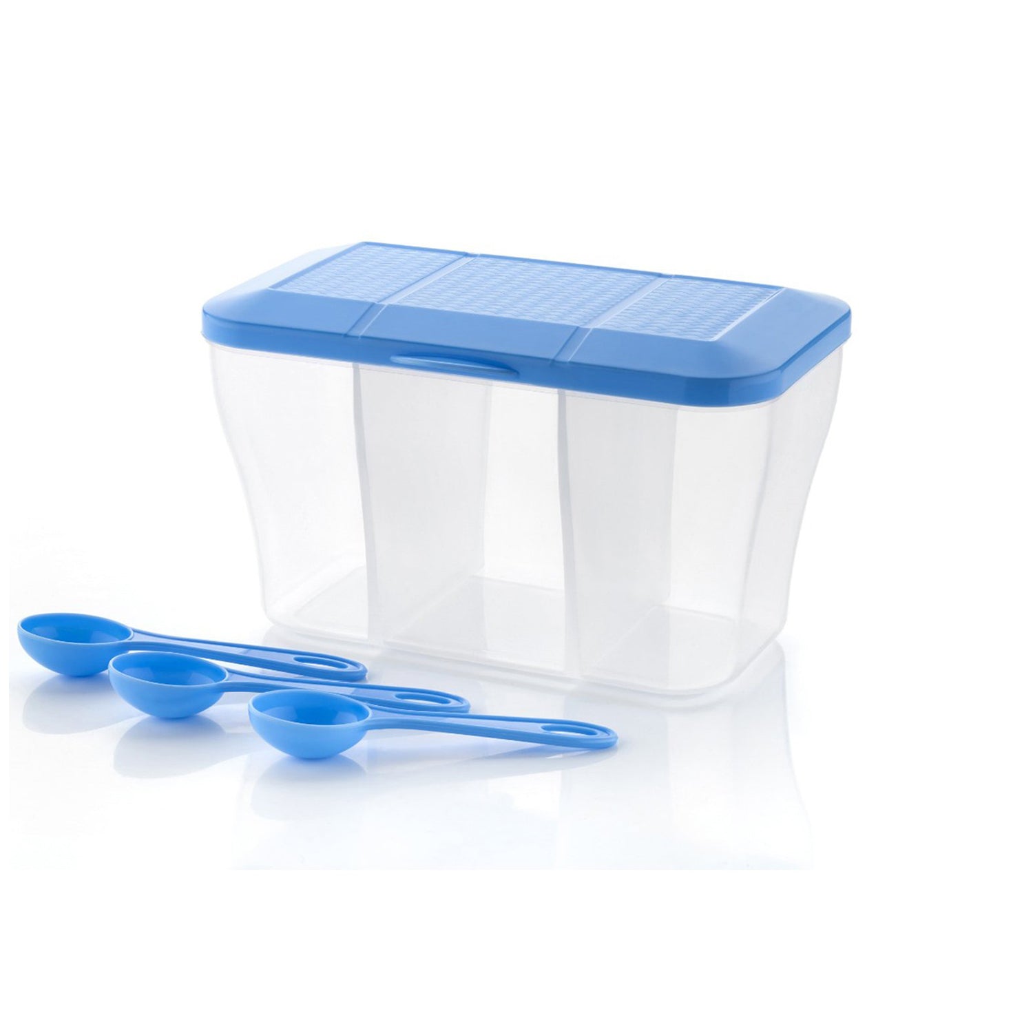 Plastic Square Storage Organiser Container (750ML Capacity) - Springkart 