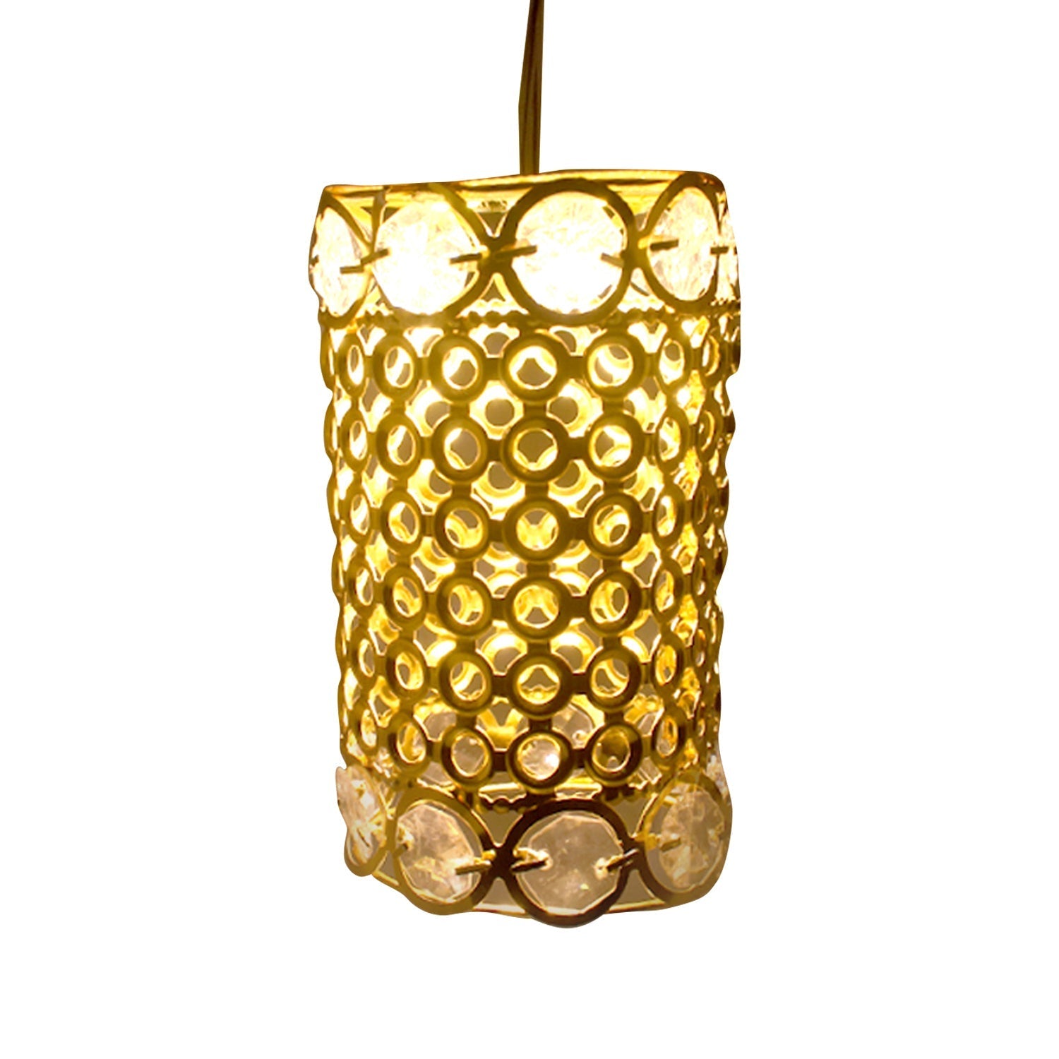 Large Dimond Layer Golden Jhoomer For Home Decoration - Springkart 