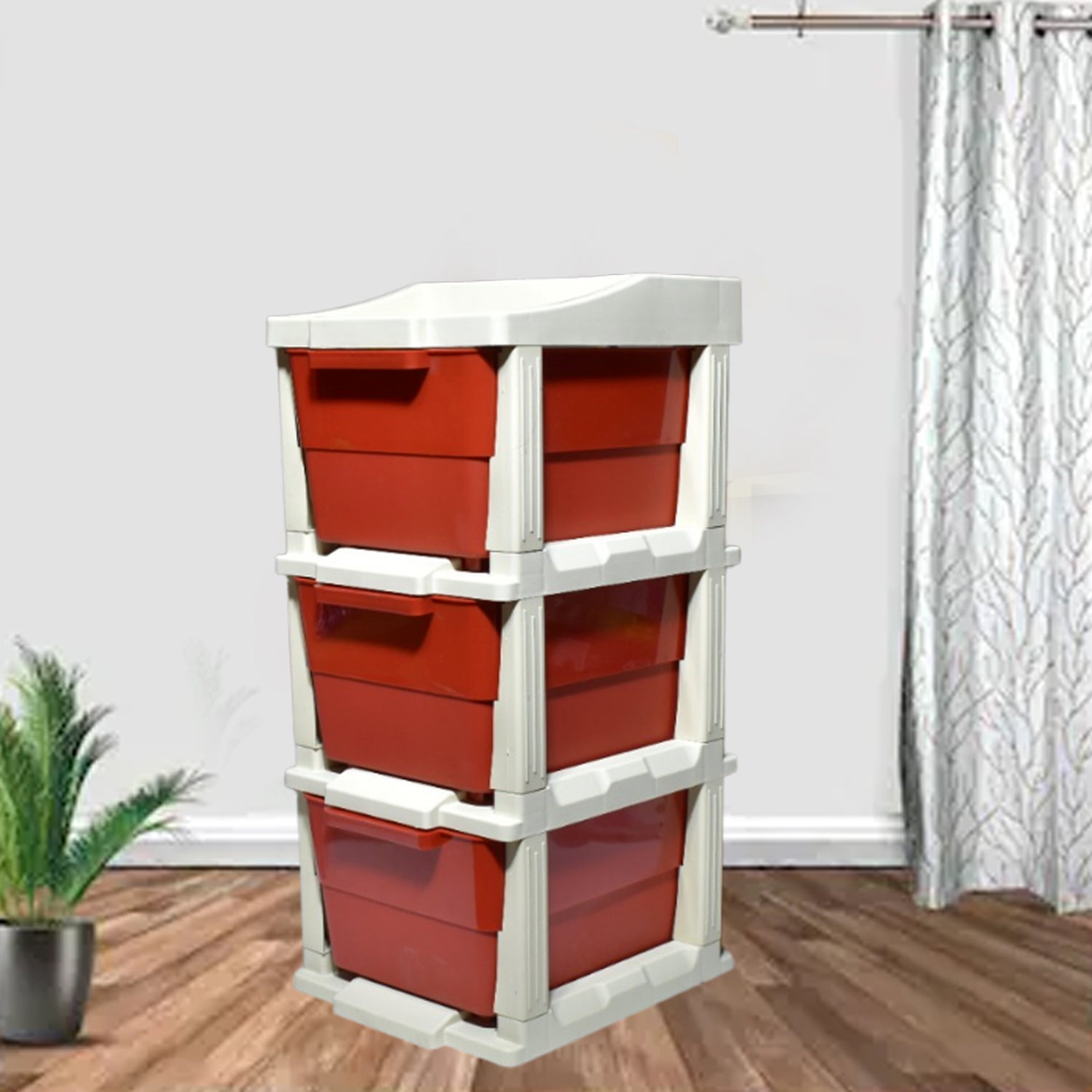 Multi-Purpose Anti-Slip 3 Layer Modular Drawer Storage System - Springkart 