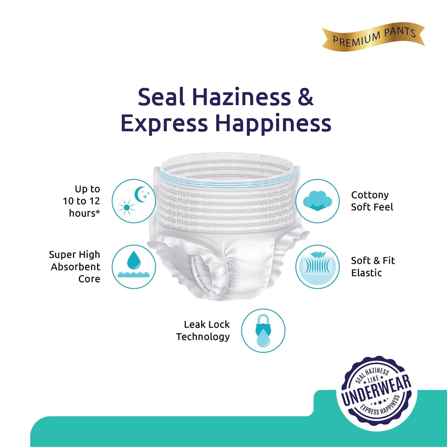Extra Large - XXL Senior care Adult Pull Up Diaper Pants(Waist Size (120-170 Cm | 47 -67 Inch) (10*4 Pcs) Adult Diapers - XL - XXL (10 Pieces) - Springkart 