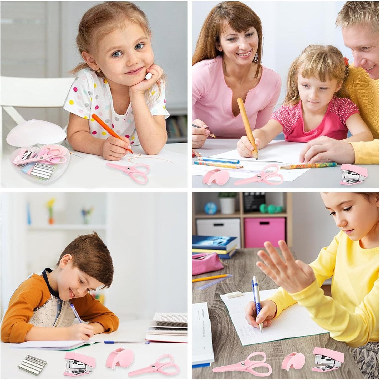 Mini Office Stationery Set (4 Pcs Set) - Springkart 
