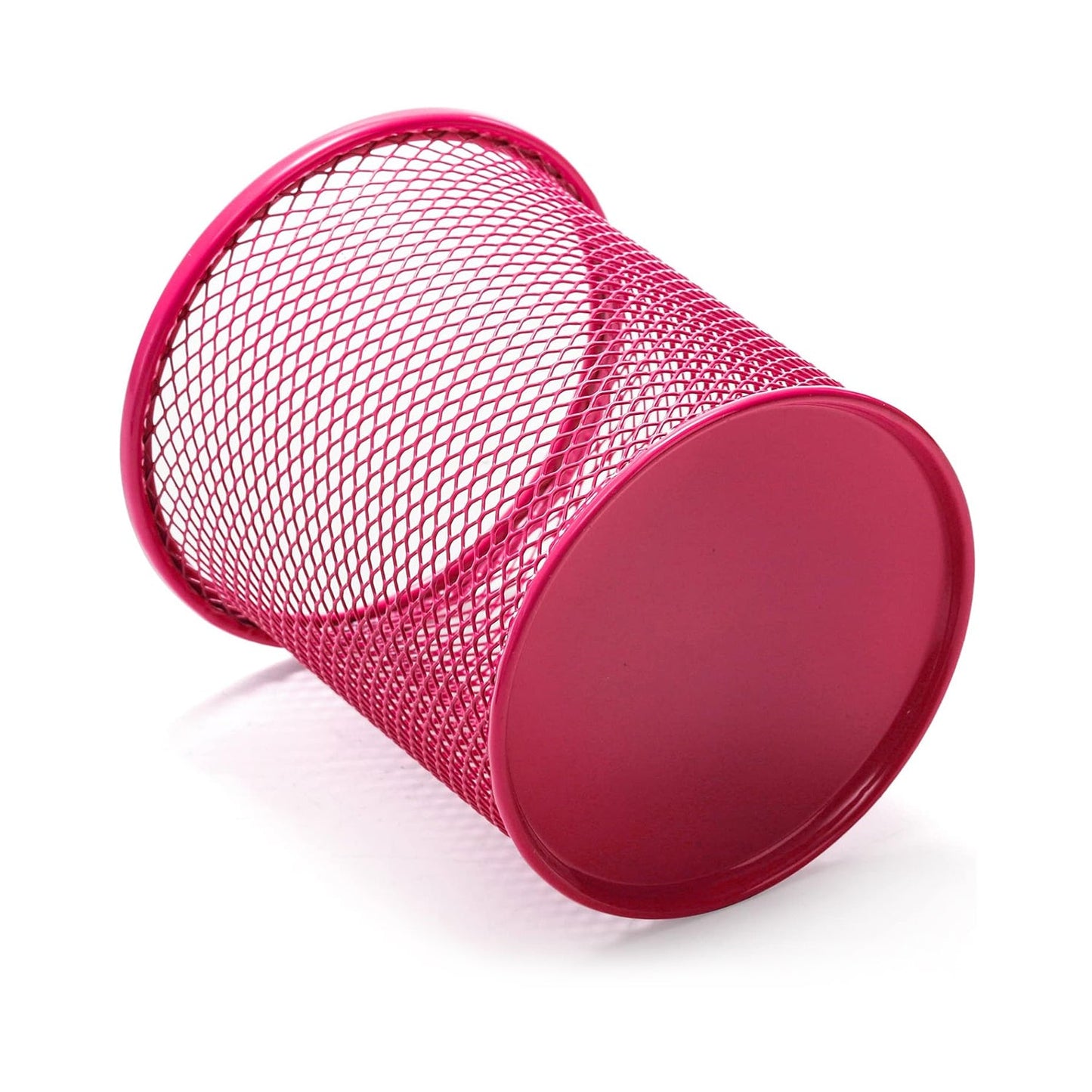 Metal Mesh Pen Holder for Desk (1 Pc): Pen Stand, Pencil Organizer, Stationery Storage - Springkart 