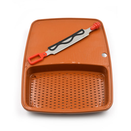 Cut N Wash Box and tray used in all kinds of household kitchen purposes for cutting and washing within of fruits and vegetables. - Springkart 