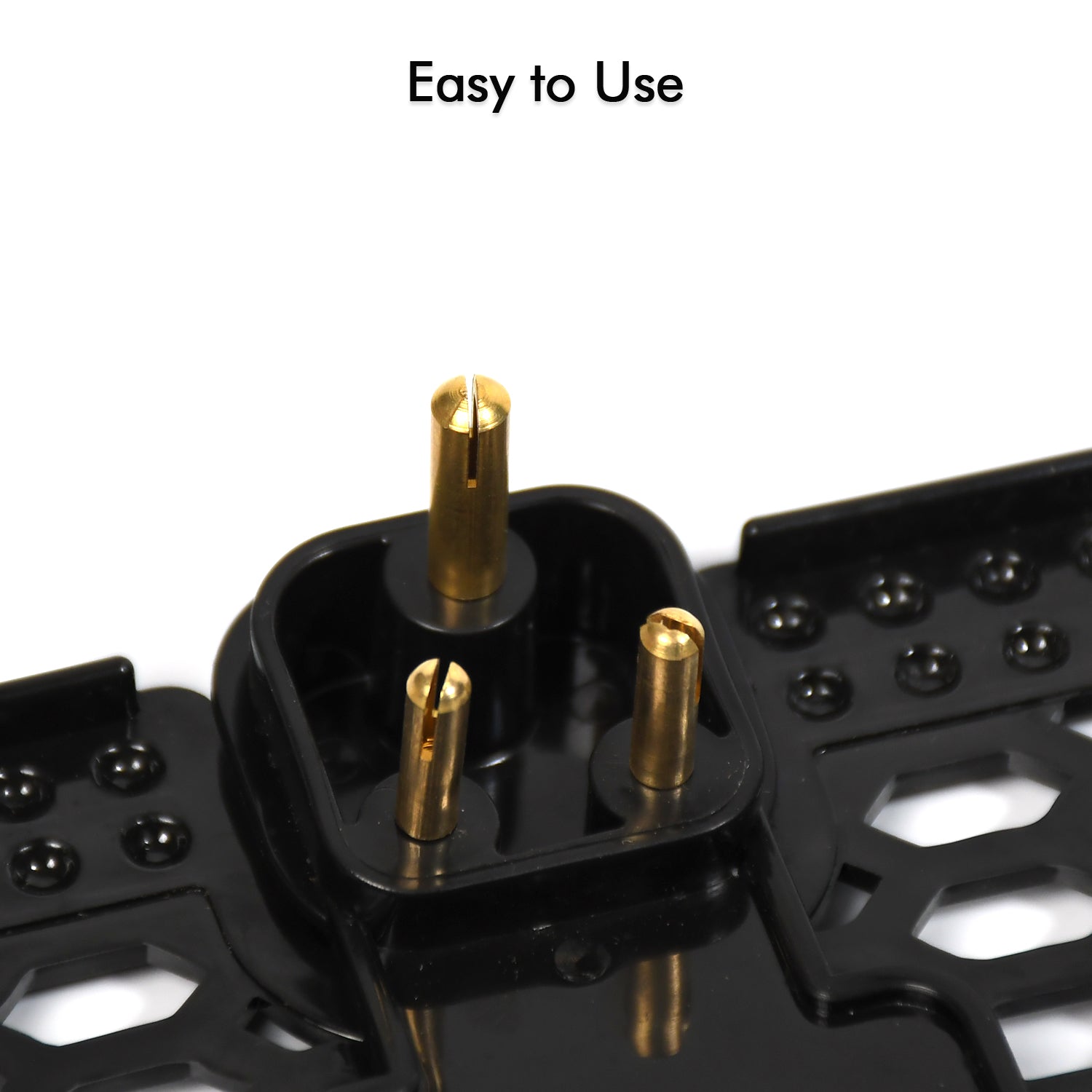 6496b Multi-purpose Wall Holder Stand For Charging Mobile Just Fit In Socket And Hang ( Black ) - Springkart 