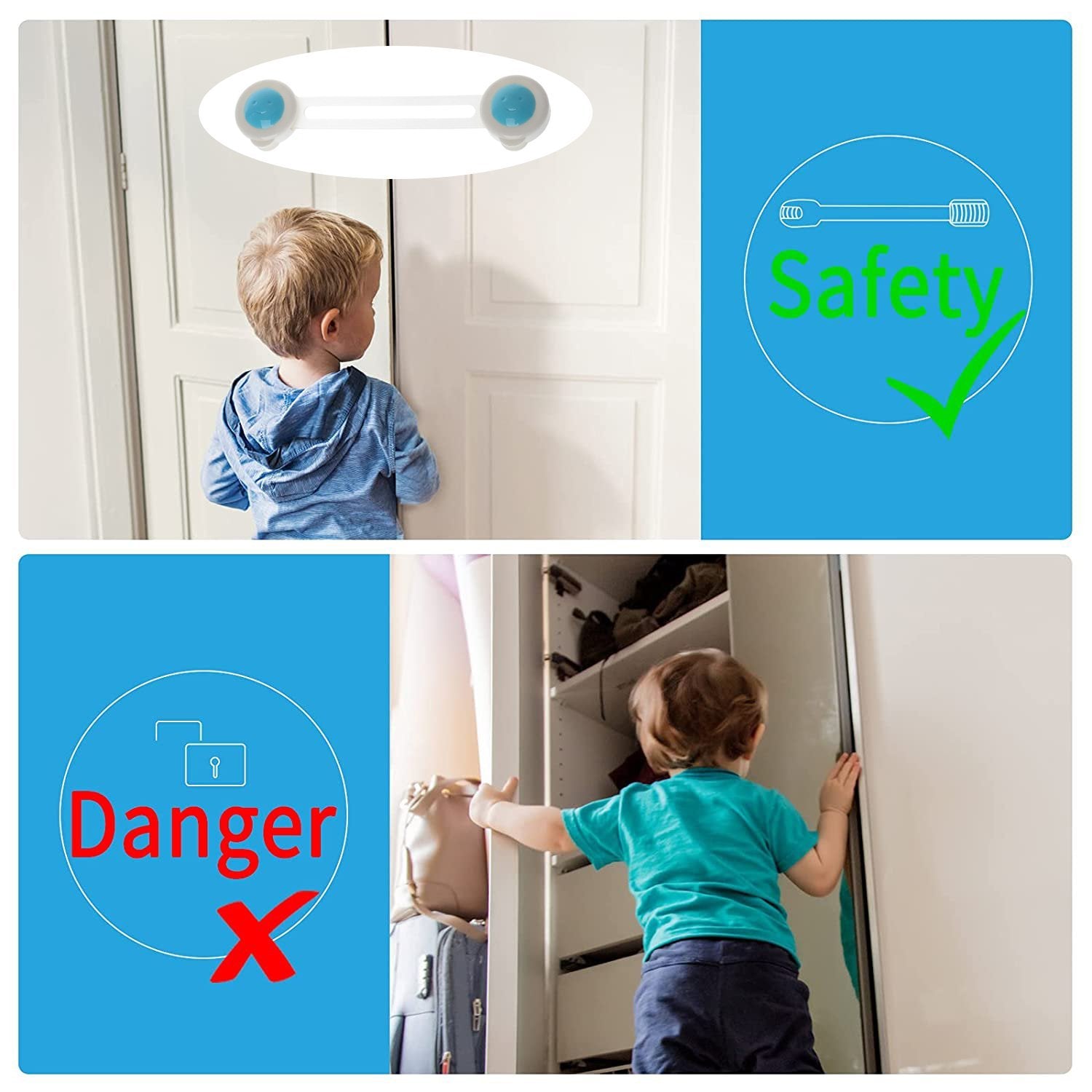 Baby Proofing Child Safety Strap Locks (1Pc Only) - Springkart 