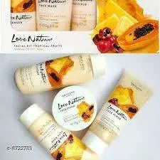 Oriflame Love Nature Facial Kit Tropical Fruits, 4 Pcs