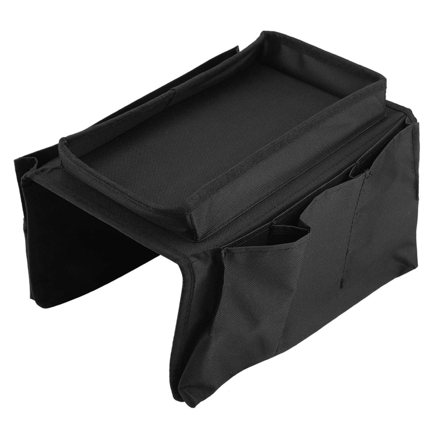 Sofa Arm Rest Hanging Storage Bag, Storage Bag for Sofa Ideal for Sorting Magazines Books (Black) - Springkart 