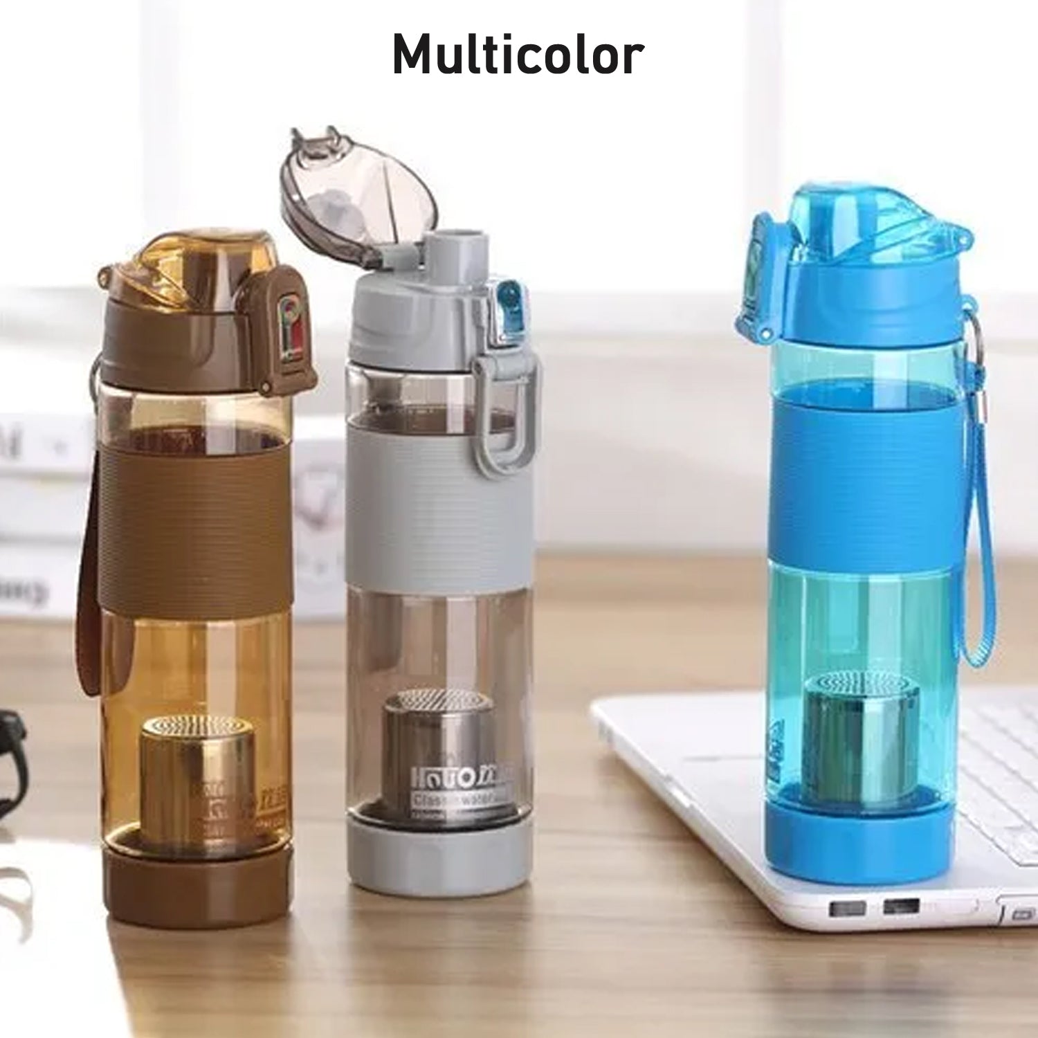 Alkaline Water Bottle, with Food Grade Plastic, Stylish and Portable (Particulates not included) - Springkart 