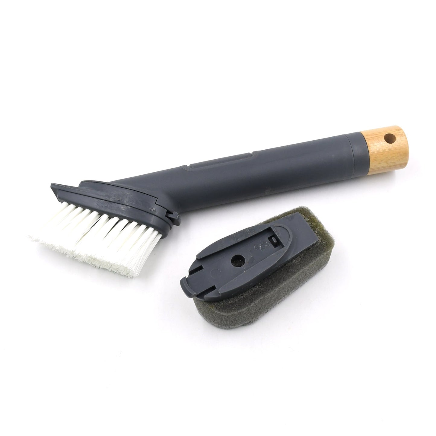 Cleaning Brushes Set, Scrub Brush Bathroom Brush, Long Handle Liquid Dispenser Pot Washing Brush - Springkart 