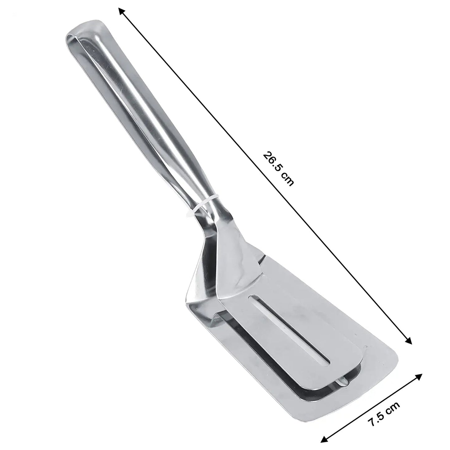 Multifunction Cooking Serving Turner Frying Food Tong. Stainless Steel Steak Clip Clamp BBQ Kitchen Tong. - Springkart 