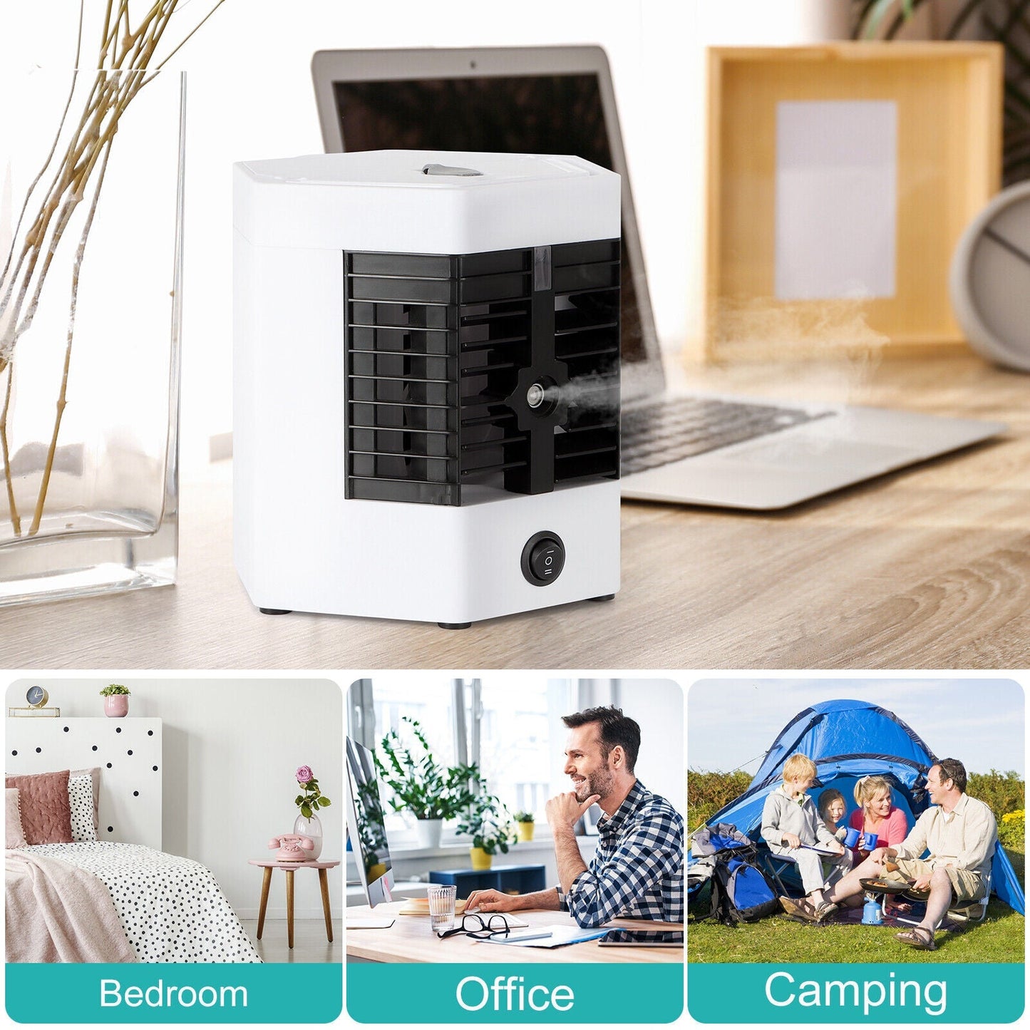 Mini Portable Arctic Air Cooler & Humidifier - Springkart 