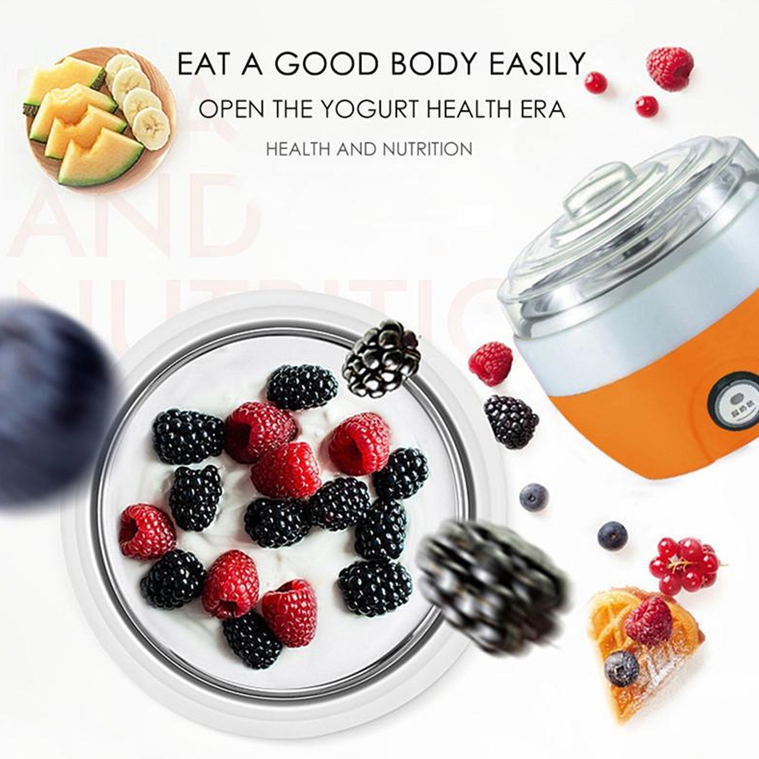 Electronic Yogurt Maker, Automatic Yogurt Maker Machine 1L Yoghurt Plastic Container for Home Use - Springkart 