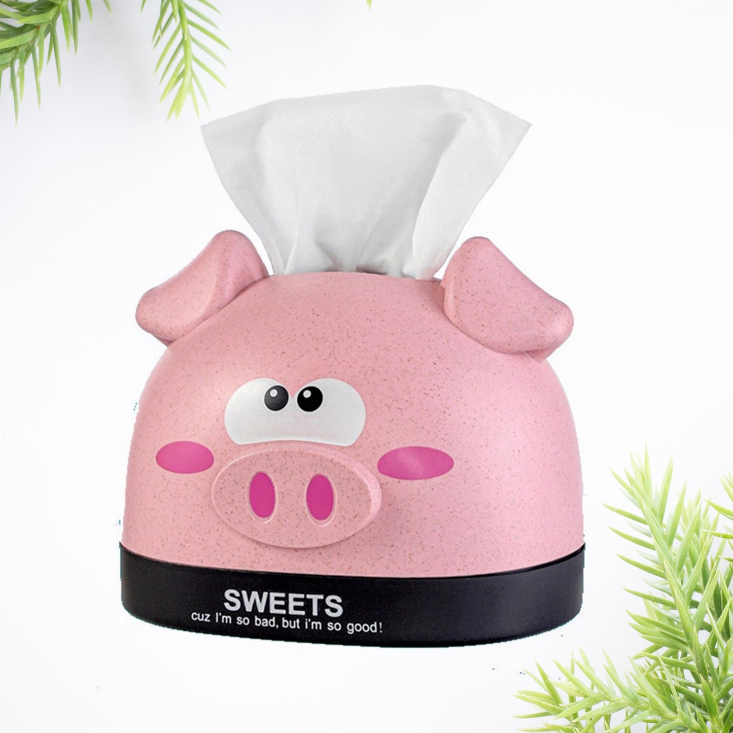 Mix Design Tissue Box House Tissue Box Cover Tissue Holder for Home Tissue Box Covered Rectangle Cube Tissue Box Holder Tissue Box Mix Design (1 Pc - Springkart 