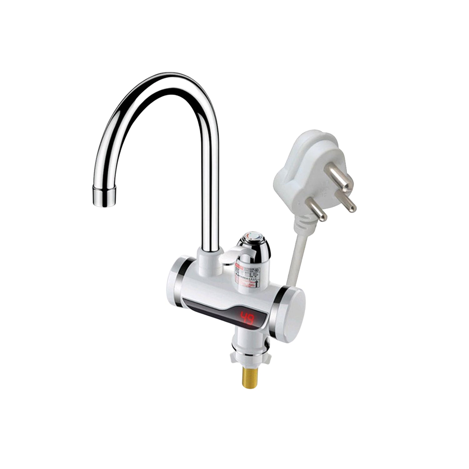 Stainless Steel LED Digital Display Instant Heating Electric Water Heater Faucet Tap, Geyser - Springkart 