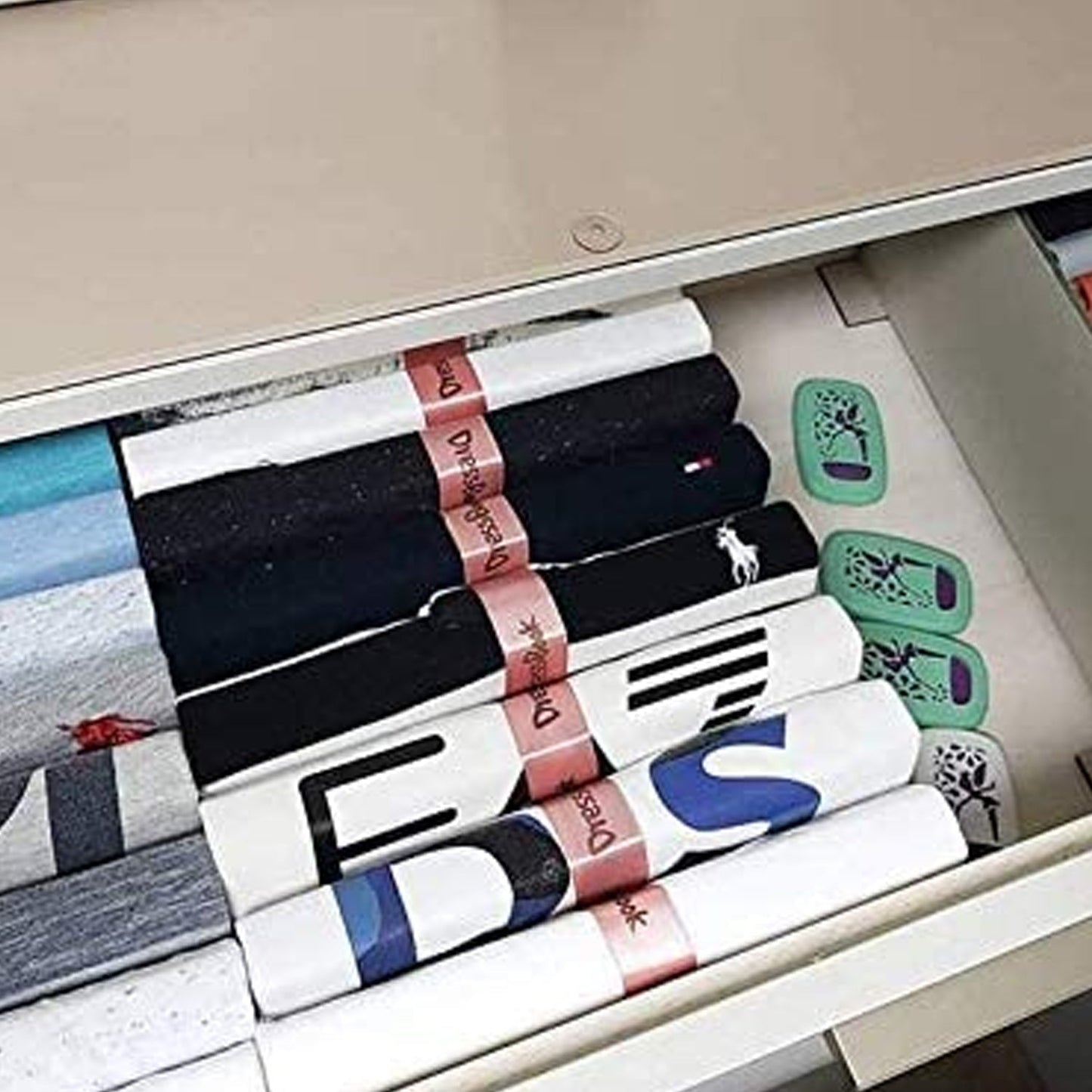 DressBook T Shirt Folder Soft Bendable Folding Board Clothes Folder Storage Organizer ( 5 pcs ) - Springkart 