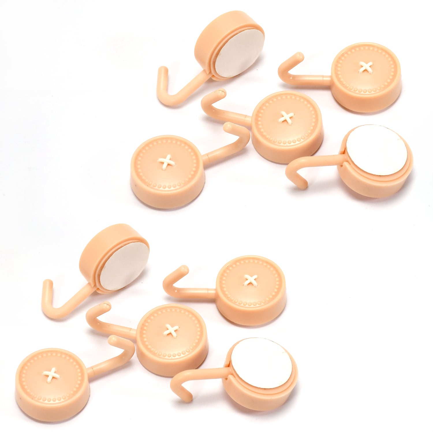Self Adhesive Sticky Hook, Small Wall Hooks ( 10pc ) - Springkart 