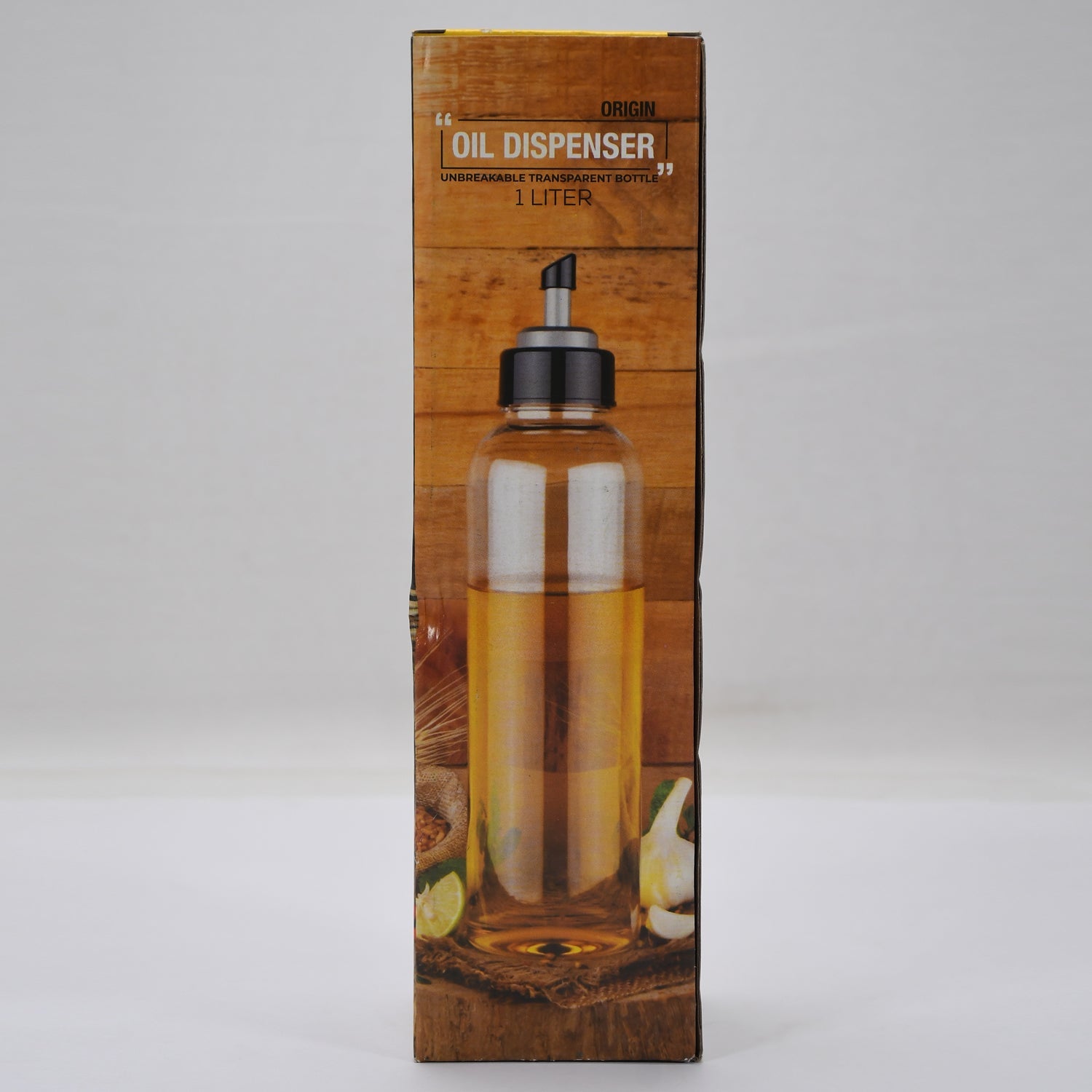Oil Dispenser Transparent Plastic Oil Bottle | 1 Liter - Springkart 