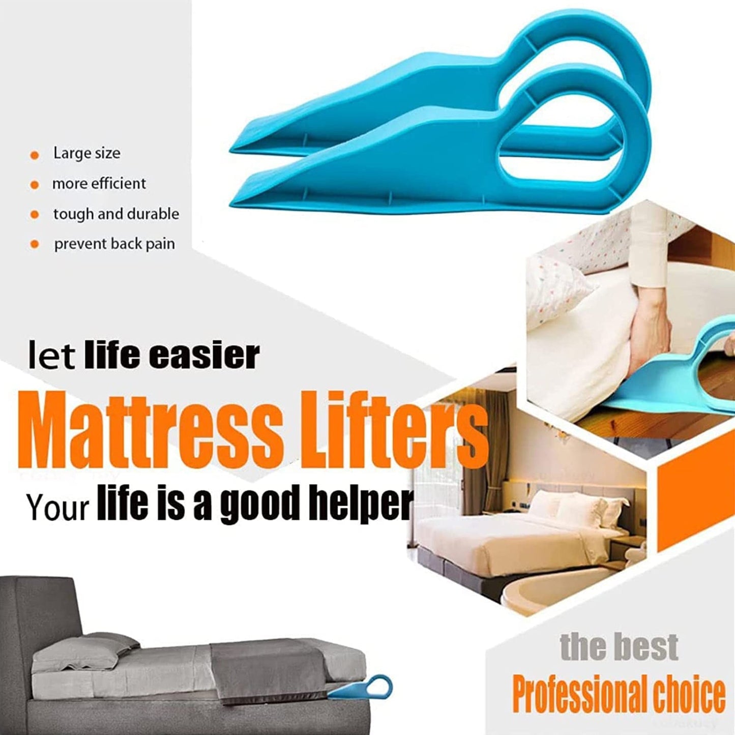 Mattress Lifter Tool for Easy Bed Sheet Change (1 pc) - Springkart 