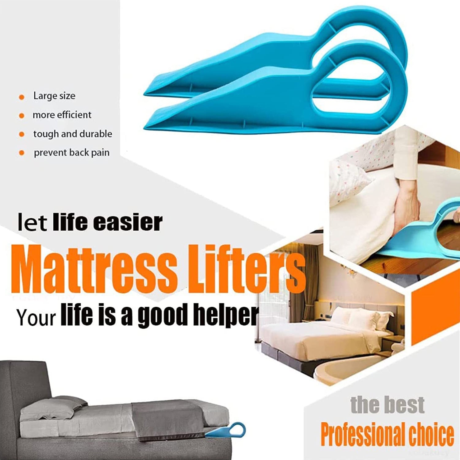 Mattress Lifter Tool for Easy Bed Sheet Change (1 pc) - Springkart 