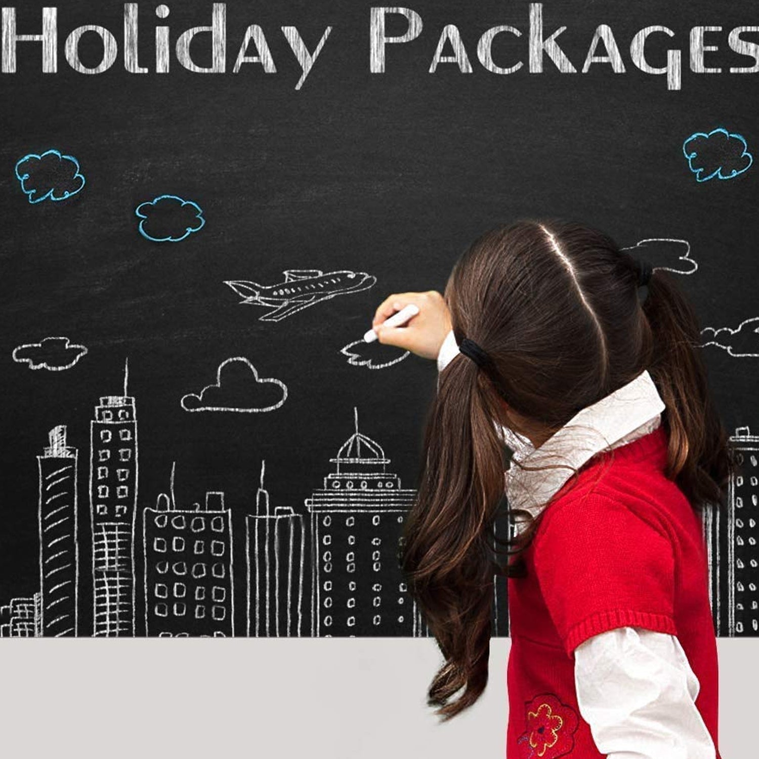 Blackboard Erasable Wall Sticker Chalkboard Sticker Removable Blackboard Wall Stickers Mural for Kids Room - Springkart 