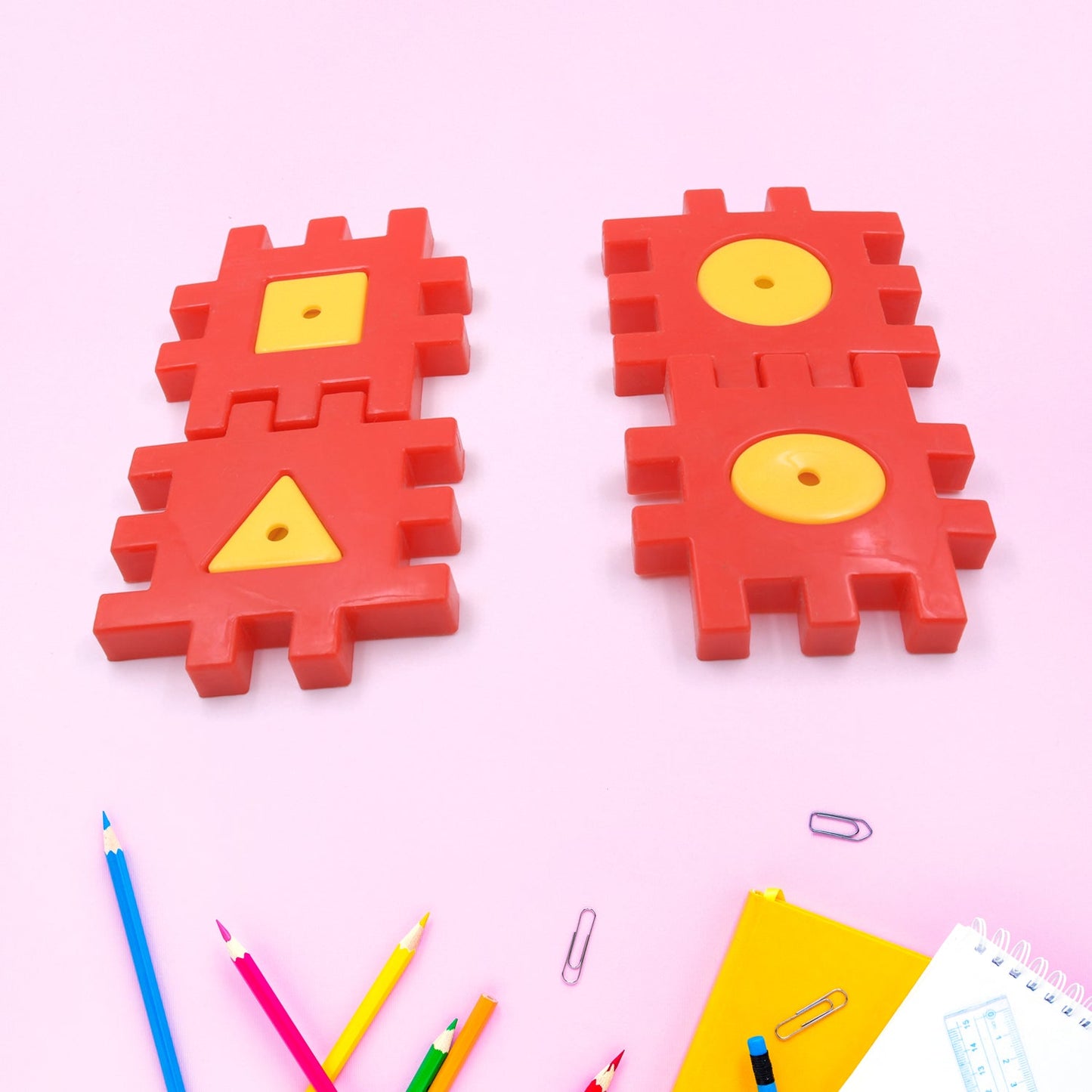 Colorful Digital Building Blocks Set - Educational Toys for Kids Aged 3-12, 4 Pc Set for Boys & Girls - Springkart 