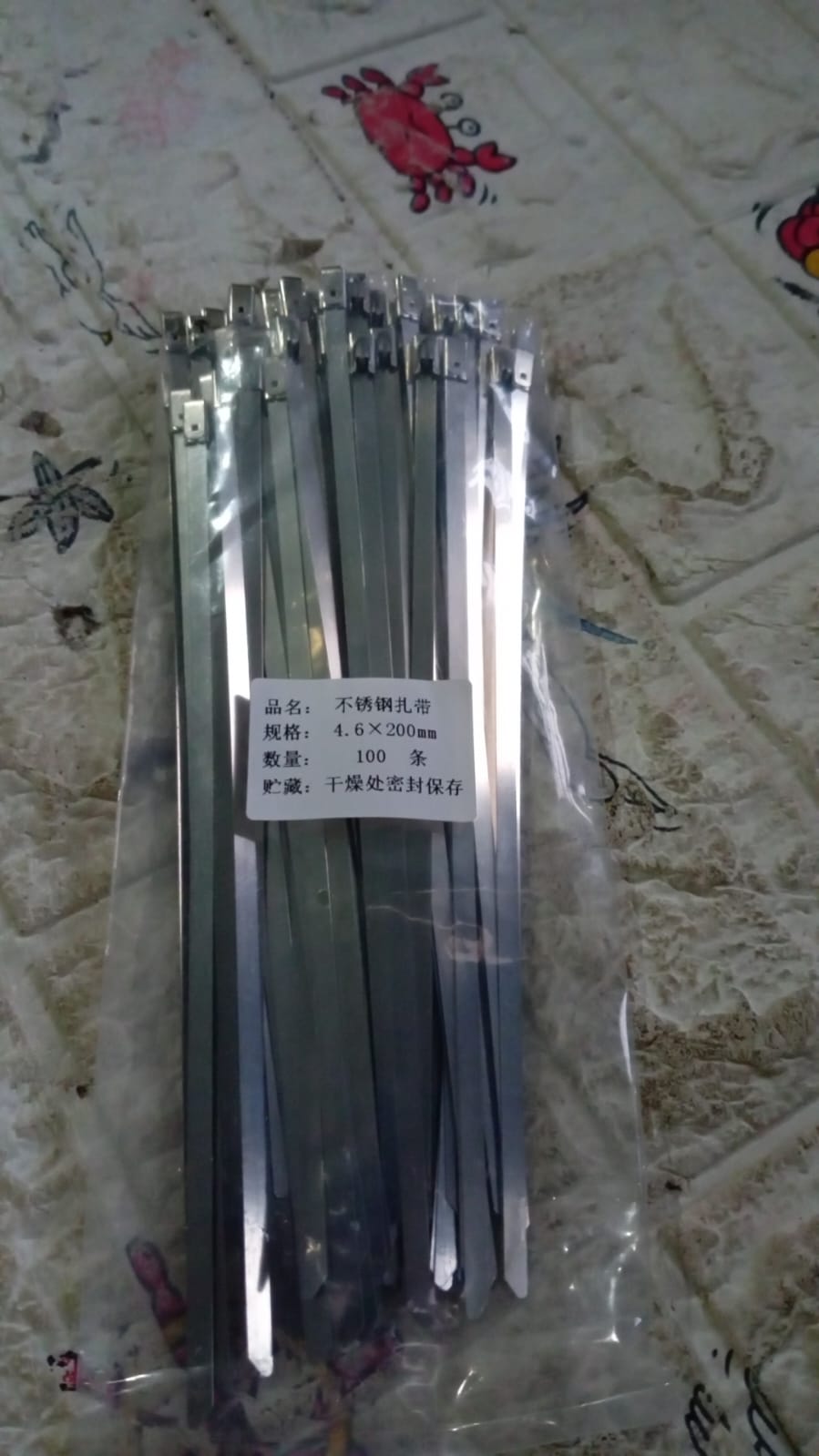 Stainless Steel Cable TIE Used for Solar, Industrial and Home Improvement Multipurpose HIGH Strength, Self-Locking Zip Ties, Multi-purpose Tie, Portable Rustproof 100Pcs Wide Application Zip Tie Set for Building (4.6x100MM / 100 pcs Set) - Springkart 