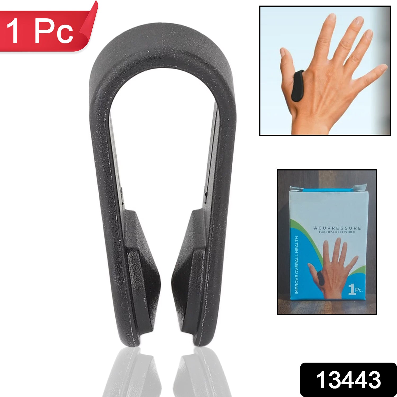 Sugar Control Li4 Acupressure Point Clip Hand Pressure Massage Clip (1 Pc Mix Color With Color Box) - Springkart 
