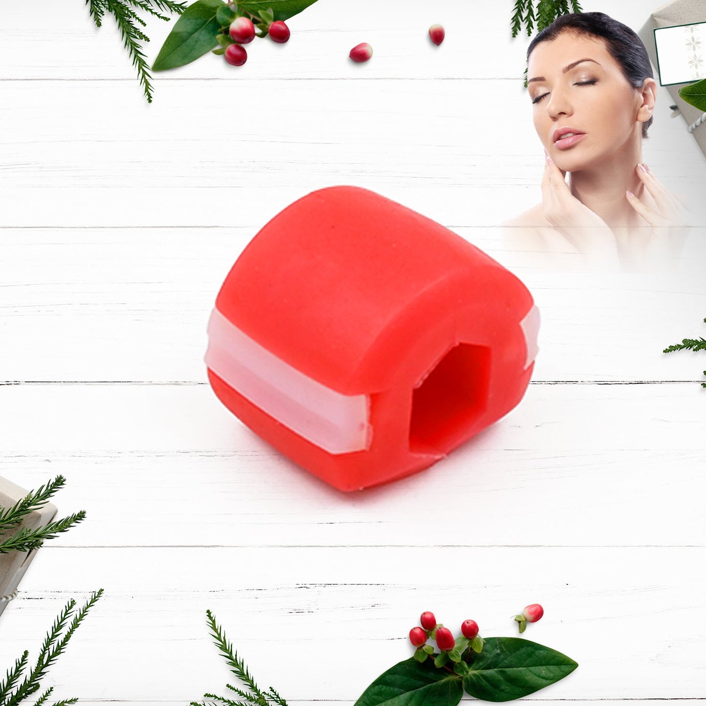 Cn Red Mouth Exerciser Used To Gain Sharp And Chiselled Mouth Easily And Fast. - Springkart 
