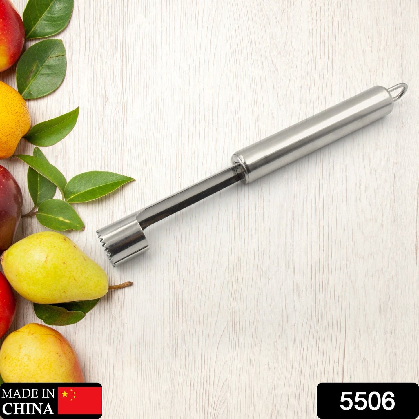 Fruit Core Stainless Steel Set, Core Remover for Apple and Pear, Kitchen Prep Tool Fruit Core Remover Tool with Soft Handle, Apple Corer Stainless Steel, Kitchen Gadget Dishwasher Safe - Springkart 