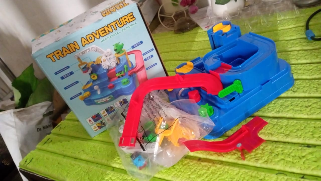 Adventure Toys, City Rescue Preschool Toy, Race Tracks for Boys, Parent-Child Interactive Kids Race Car Track Play sets (Adventure Toy) - Springkart 