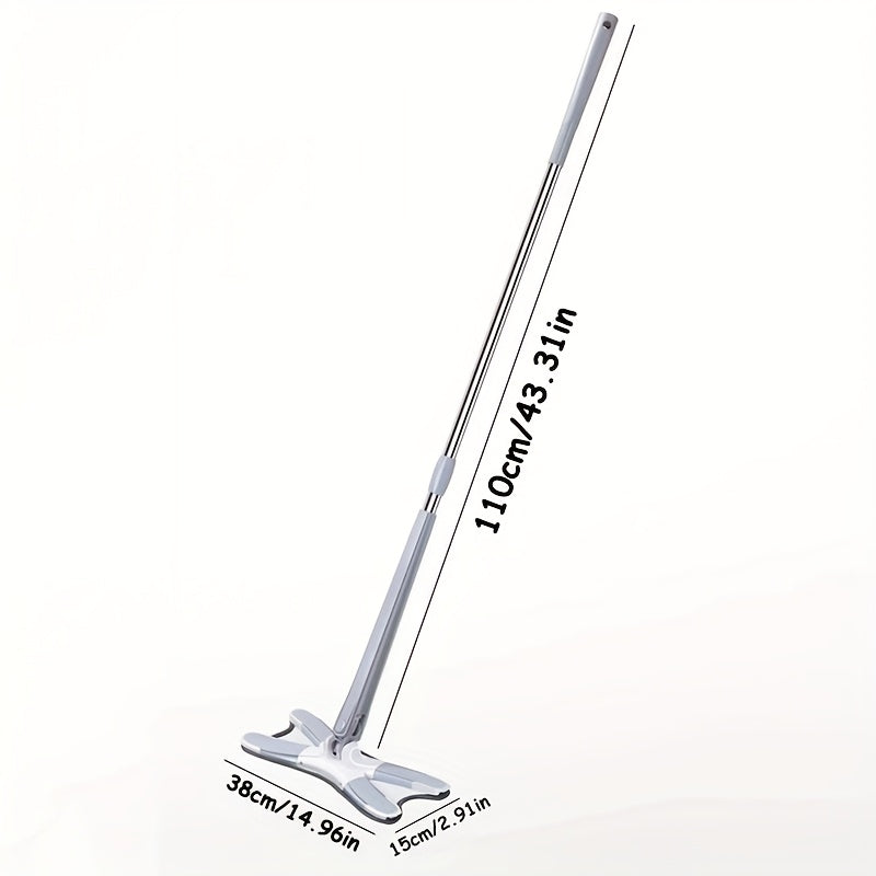 Butterfly Shaped Wet & Dry Mop – 360° Rotating Ultra-Fine Fiber Pad for Floor, Wall, Tile & Glass Cleaning (Pack of 1)