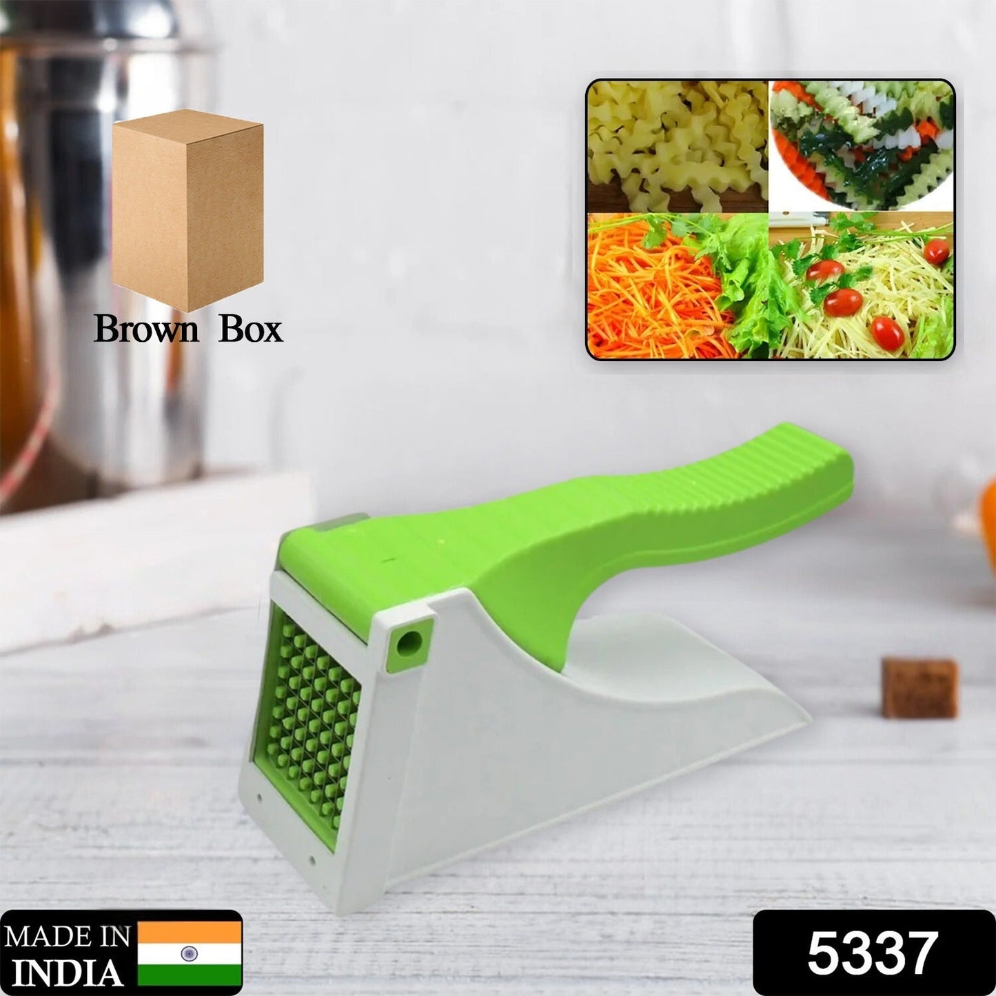 French Fries Maker Machine - Snacks Cutter, Vegetable Slicer/Chopper, Kitchen Gadget & Tool - Springkart 