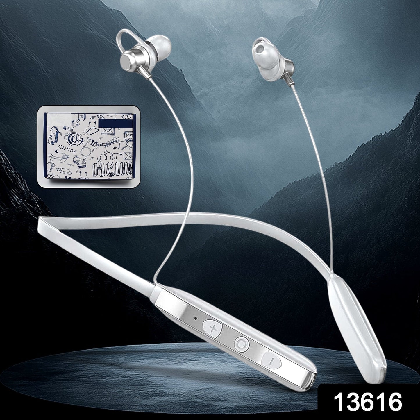 Magnetic ON- OFF Earbuds Neckband Bluetooth (1 Pc / USB Type-C) - Springkart 