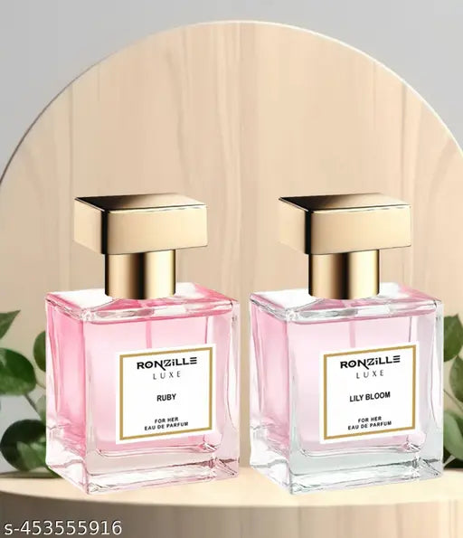 Ronzille Ruby, lily bloom Eau De Parfum With Long Lasting Floral Fragrance For Women Eau de Parfum - 60 ml