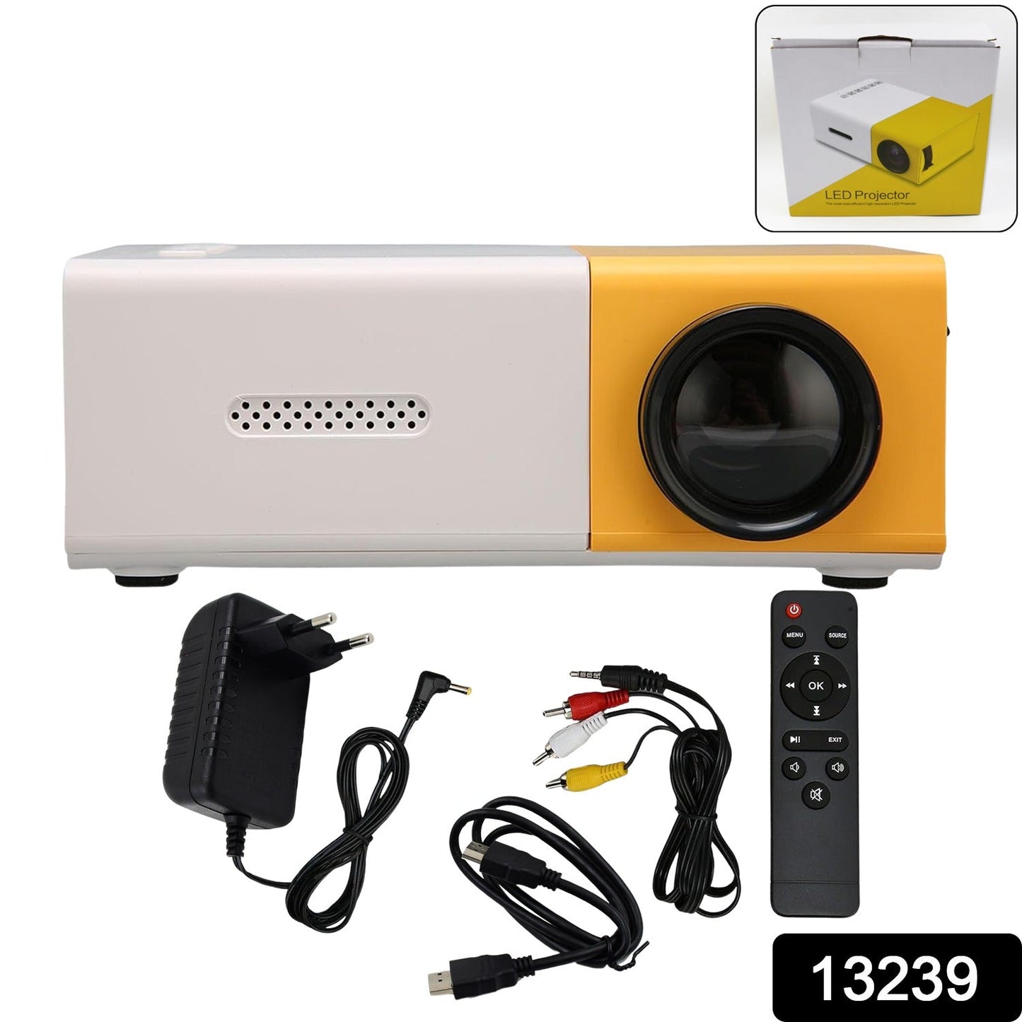 Portable Mini LED Projector (1 Set) - Springkart 