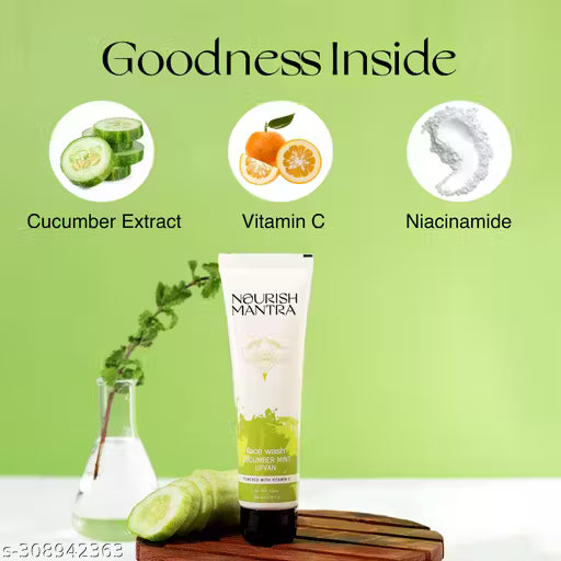 Nourish Mantra - Cucumber Mint Upvan Face Wash (100 ml)