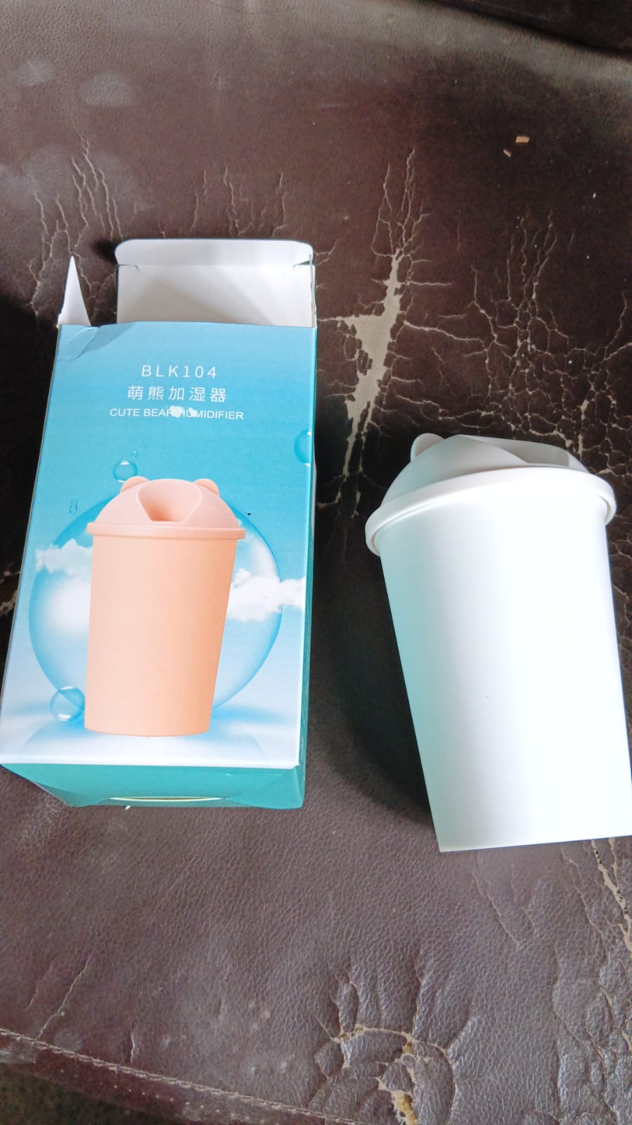 Cute Bear Shape USB Humidifiers Cup (1 Pc / Multicolor Light) - Springkart 