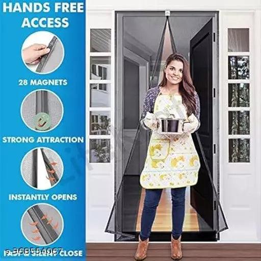 Magic Mesh Magnetic Mosquito Screen Door Net - Springkart 