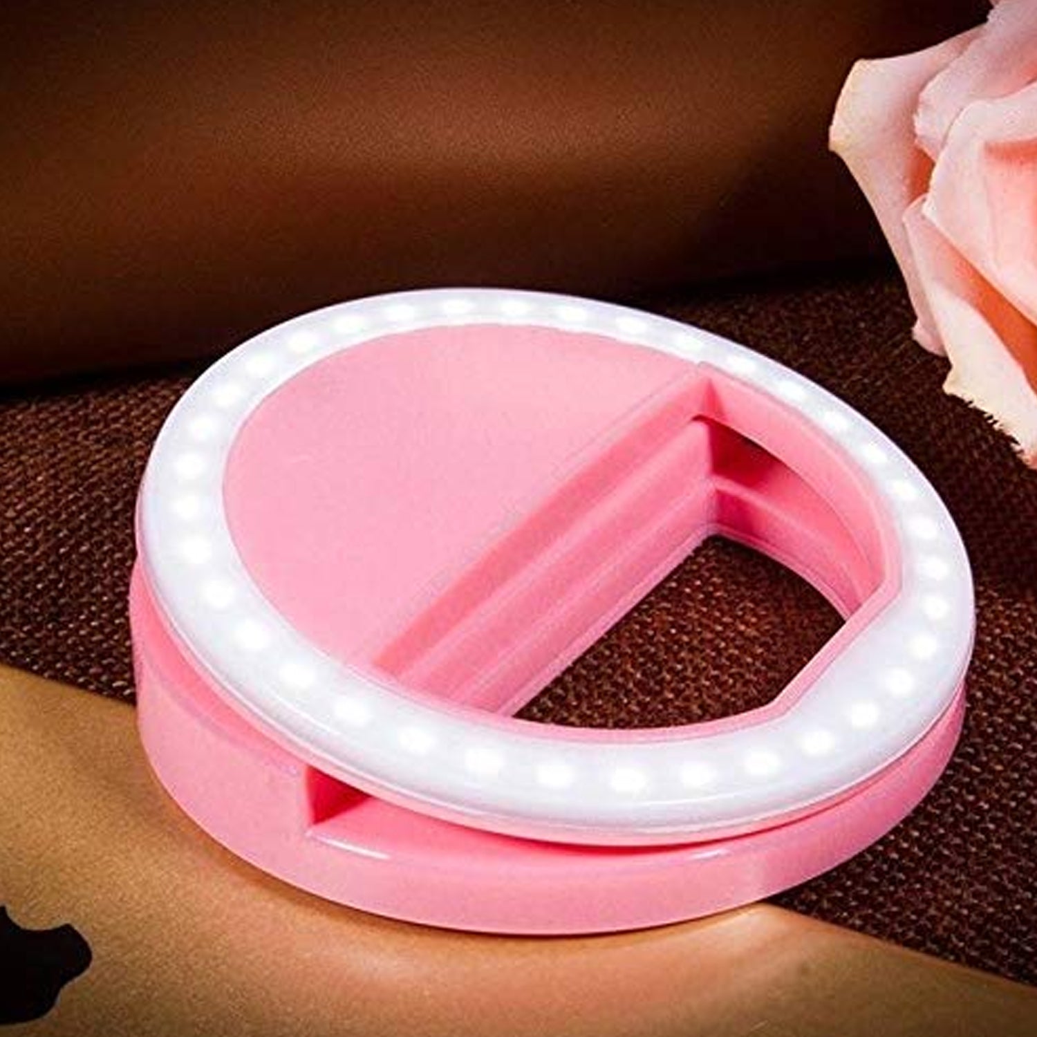 12881 Phone Selfie Light Selfie Ring Light Selfie Light For Smartphone Selfie Light For Phone Battery Operated Selfie Ring Light (Battery Not Included) - Springkart 