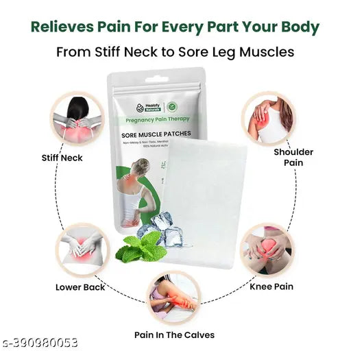 Healofy Naturals Sore muscle pain patch (pack of 1) Plaster & Patch  (5 Patches)