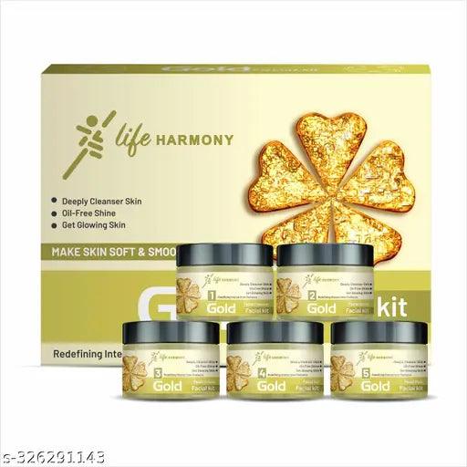 Gold Facial Kit, Premium Range For Fairness, Whiting, Skin, Instant Glow,